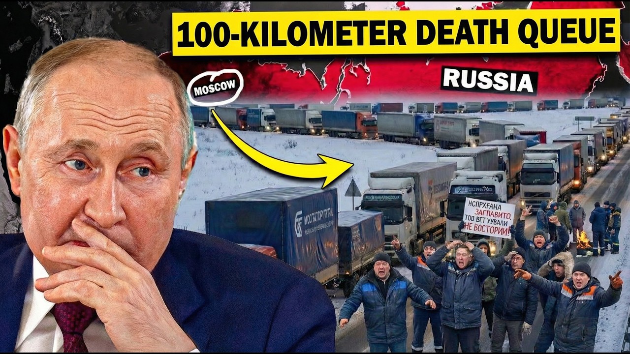 Total Winter CHAOS in Russia&ndash;10,000 Trucks Stuck as Transportation Crisis Hits Major Cities