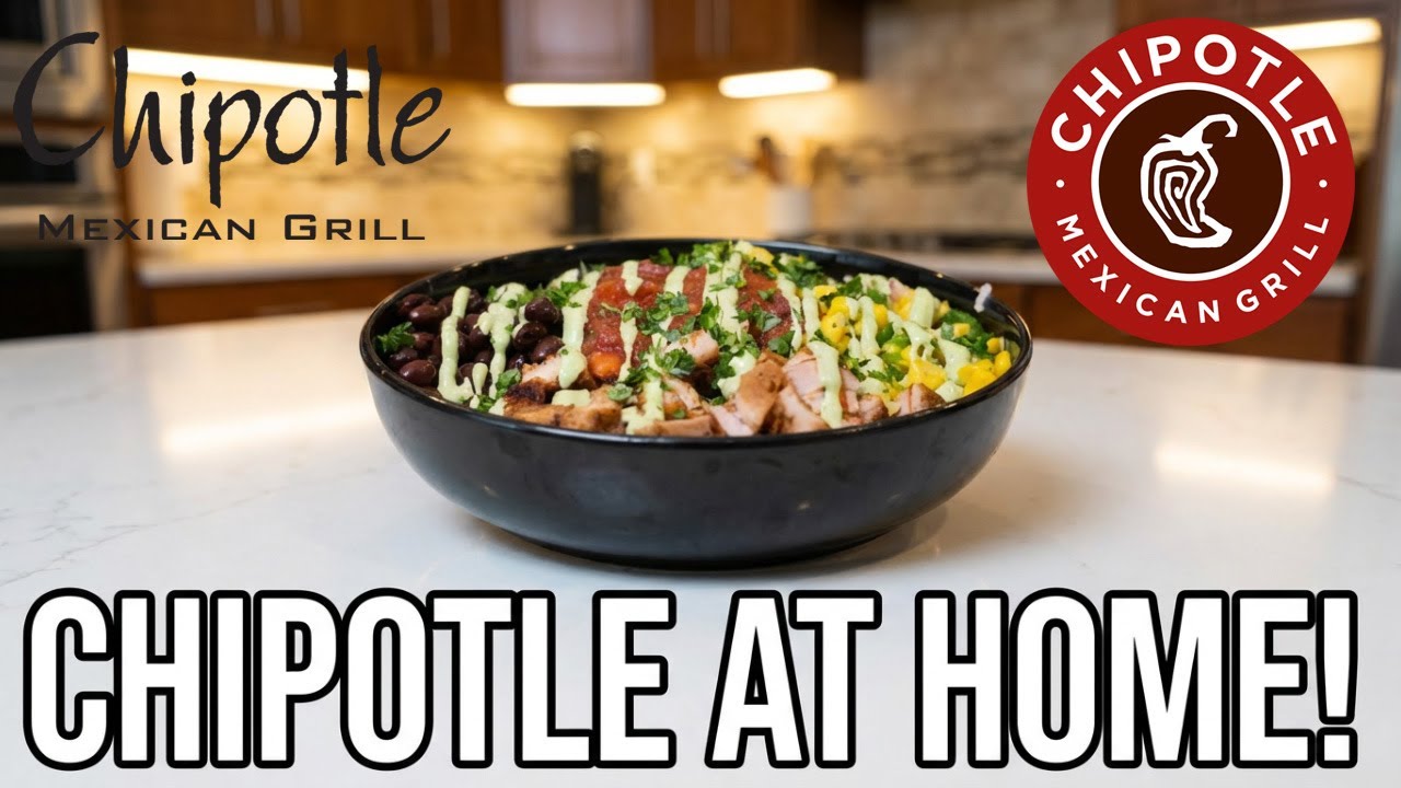 Better Than Chipotle?! Homemade Chicken Burrito Bowl Copycat Recipe