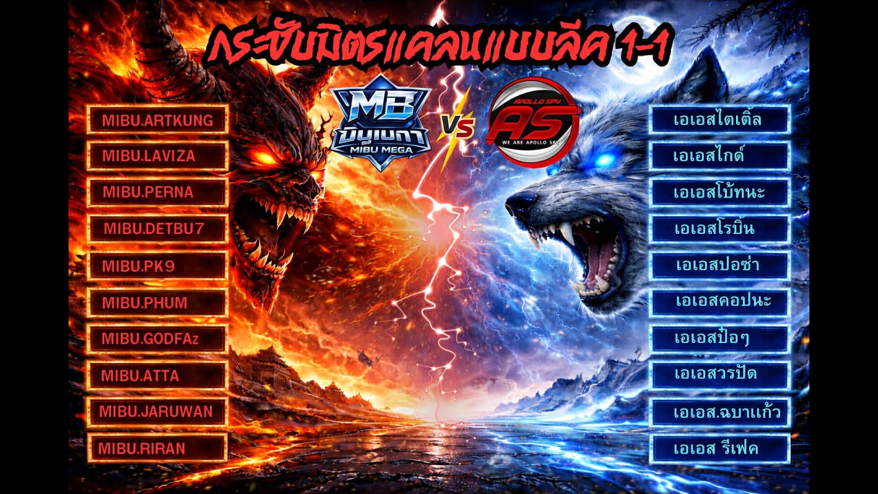 Free Fire ศึกใหญ่ ชน ยักษ์ AS VS MIBU