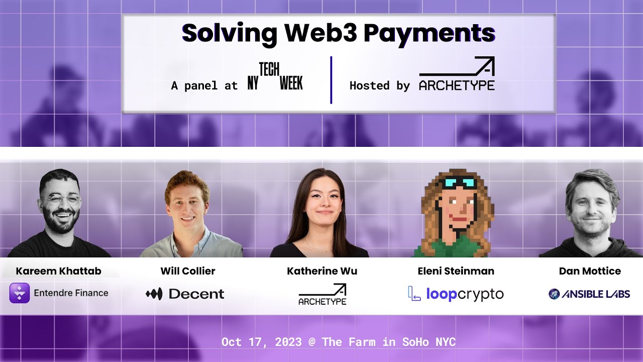 Solving Web3 Payments Panel