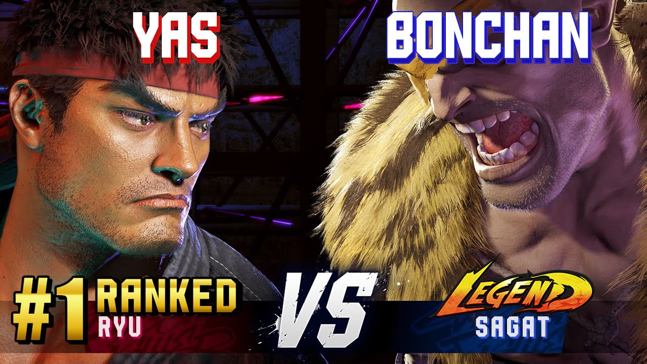 SF6 ▰ YAS (#1 Ranked Ryu) vs BONCHAN (Sagat) ▰ High Level Gameplay