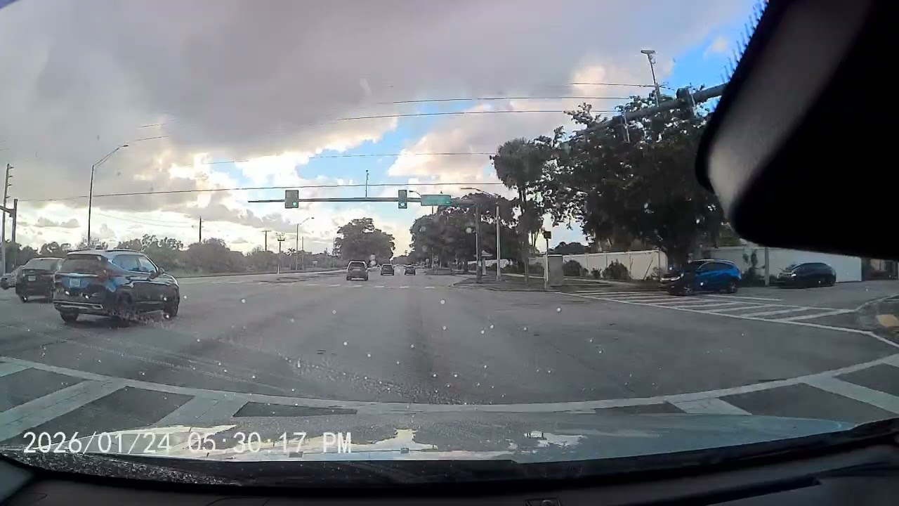 Snow in Florida?! Dashcam Captures INSANE Weather Moment!