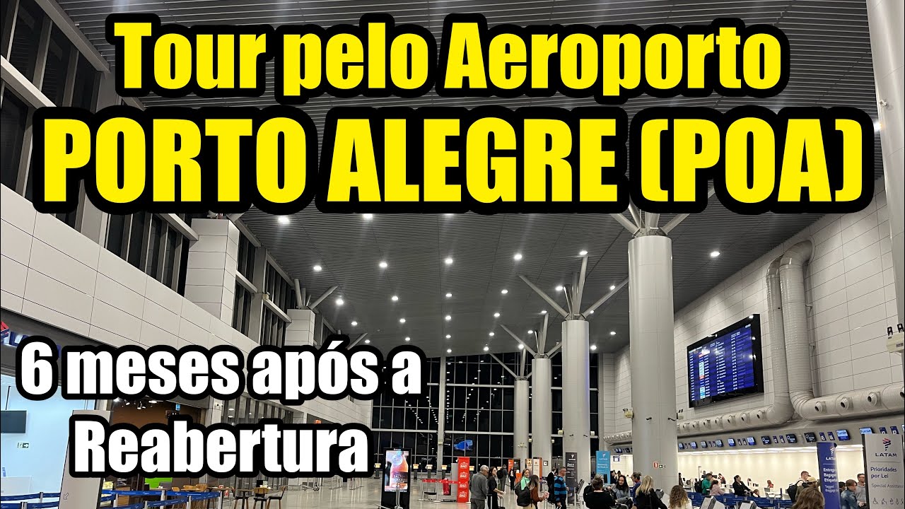 Como está o Aeroporto de Porto Alegre (1 ano após o fechamento em razão da enchente) | Aerovlog #001
