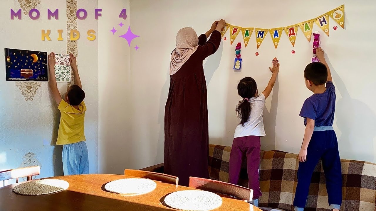 Preparation for Ramadan. A children’s challenge. Calm, cozy family moments on a winter day. 🌙✨