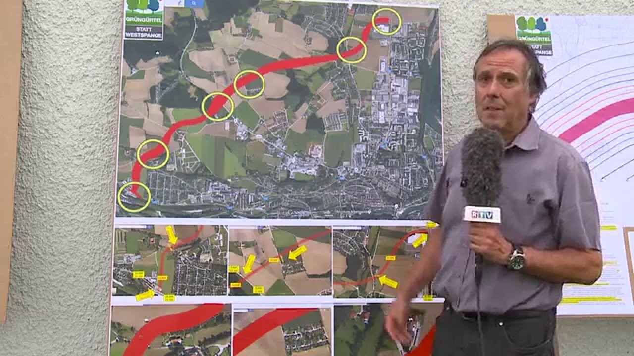 Stadt Steyr: Grüngürtel statt Westspange: Kurzdarstellung unseres Anliegens (RTV-Beitrag)