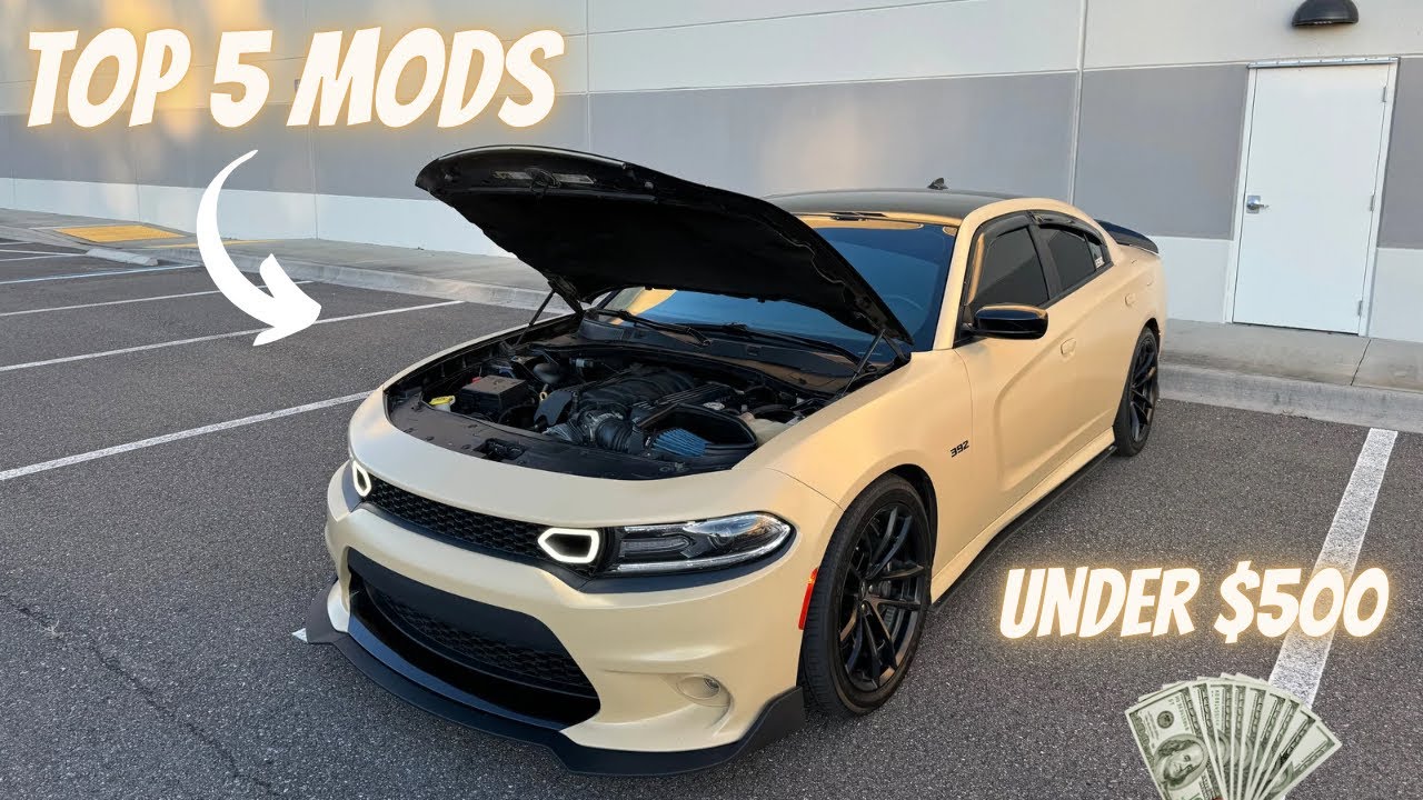 ТОП-5 ОБЯЗАТЕЛЬНЫХ МОДИФИКАЦИЙ ДЛЯ ВАШЕГО DODGE CHARGER!