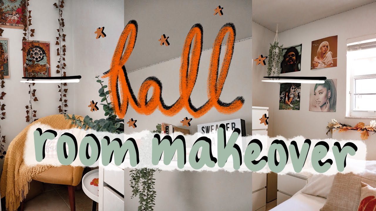 FALL ROOM MAKEOVER 2021 autumn aesthetic,plants,& new vinyls