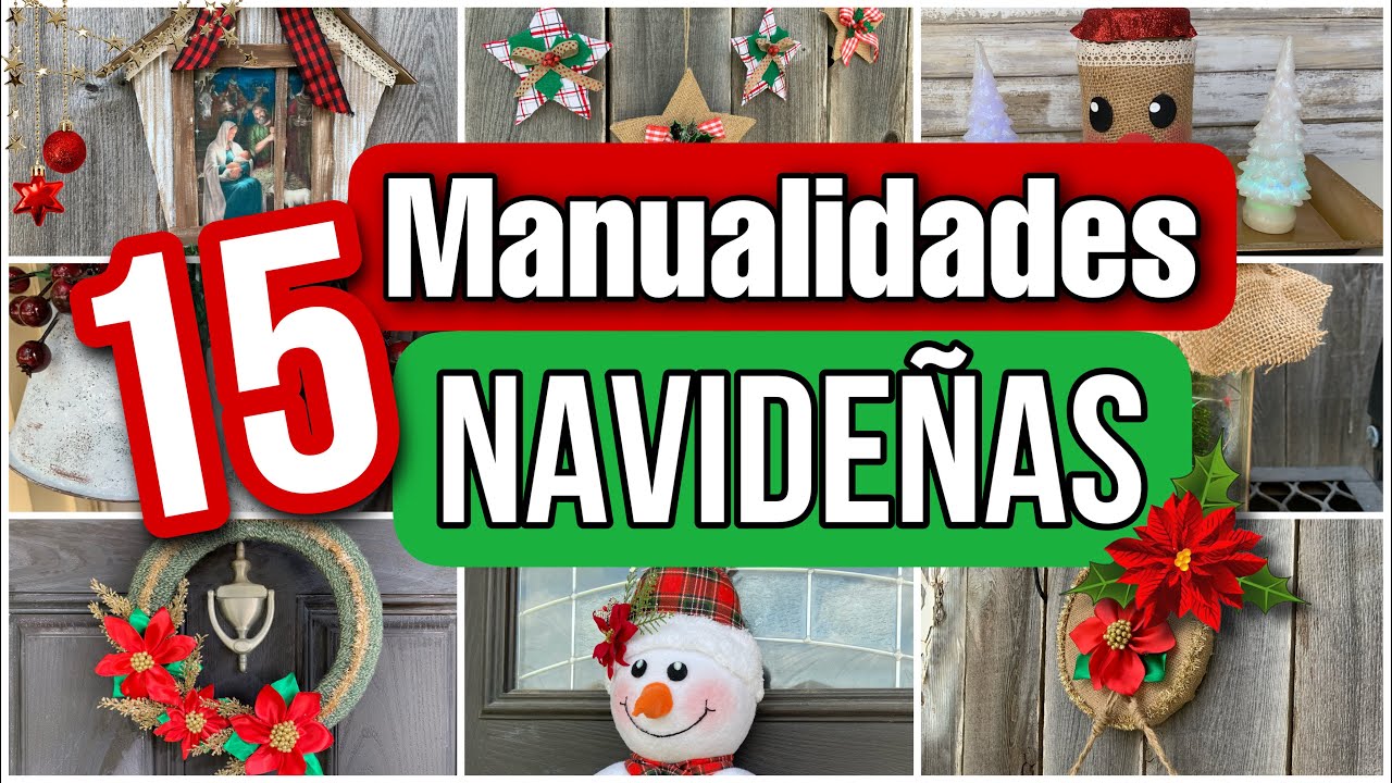 Christmas decoration ideas at home | Christmas decoration ideas 2021🎄15 MANUALIDADES NAVIDEÑAS 2021