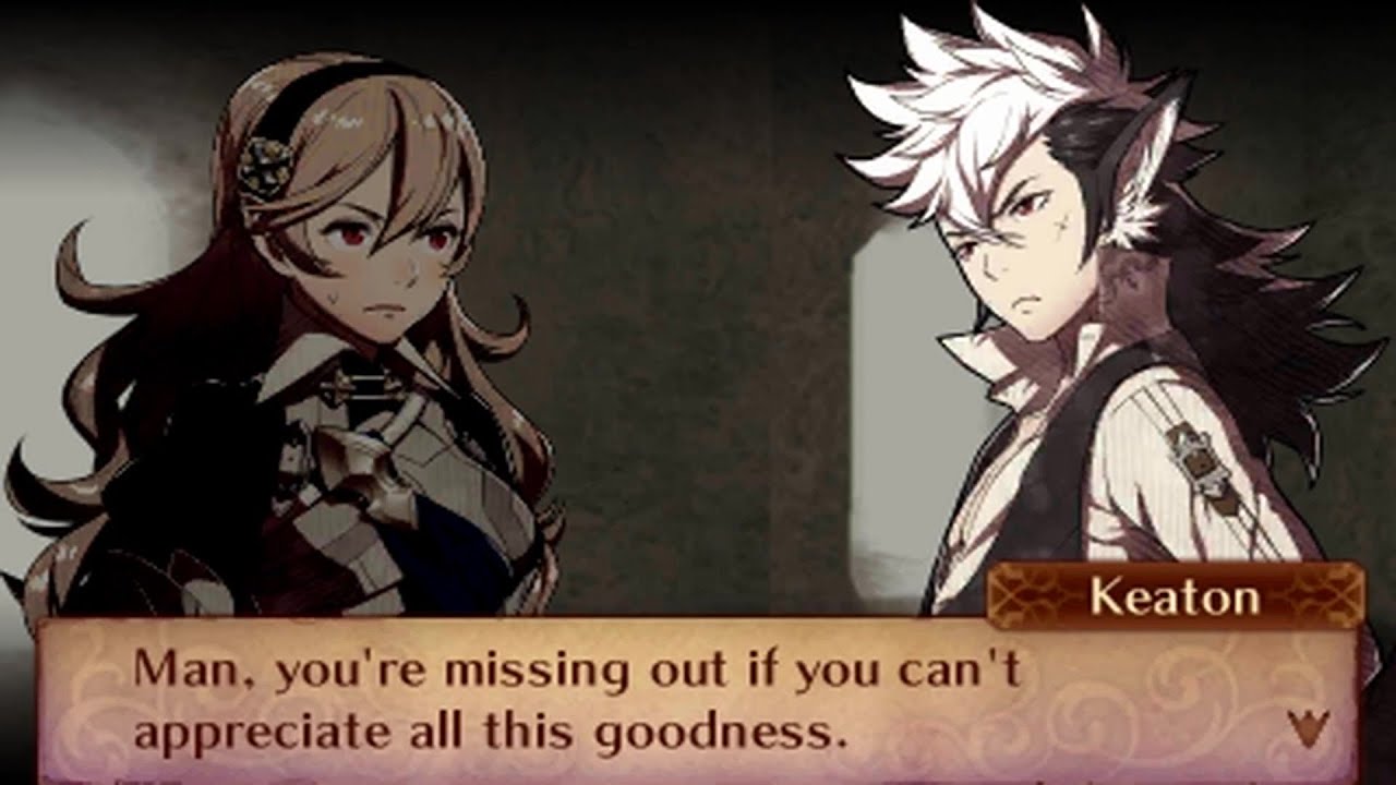 Fire Emblem Fates: Conquest - Female Avatar (My Unit) & Keaton Support Conversations