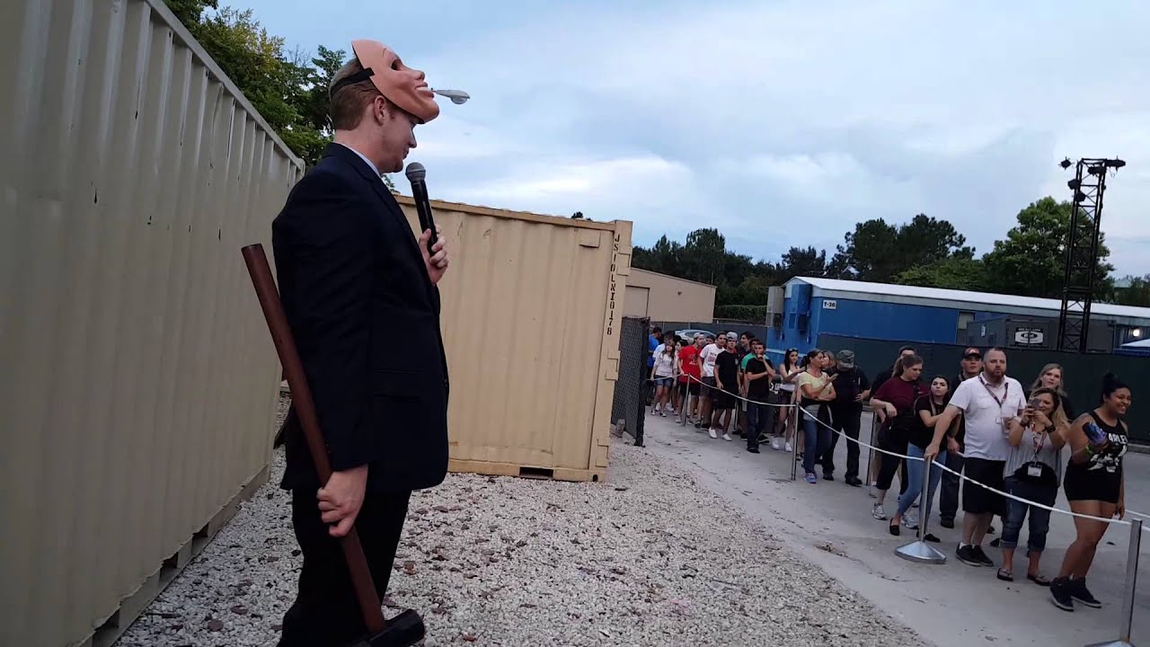 The Purge line cutter at HHN 25 Universal Orlando