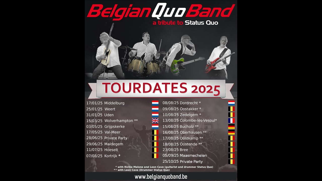 This was 2025 for Status Quo tribute Belgian Quo Band