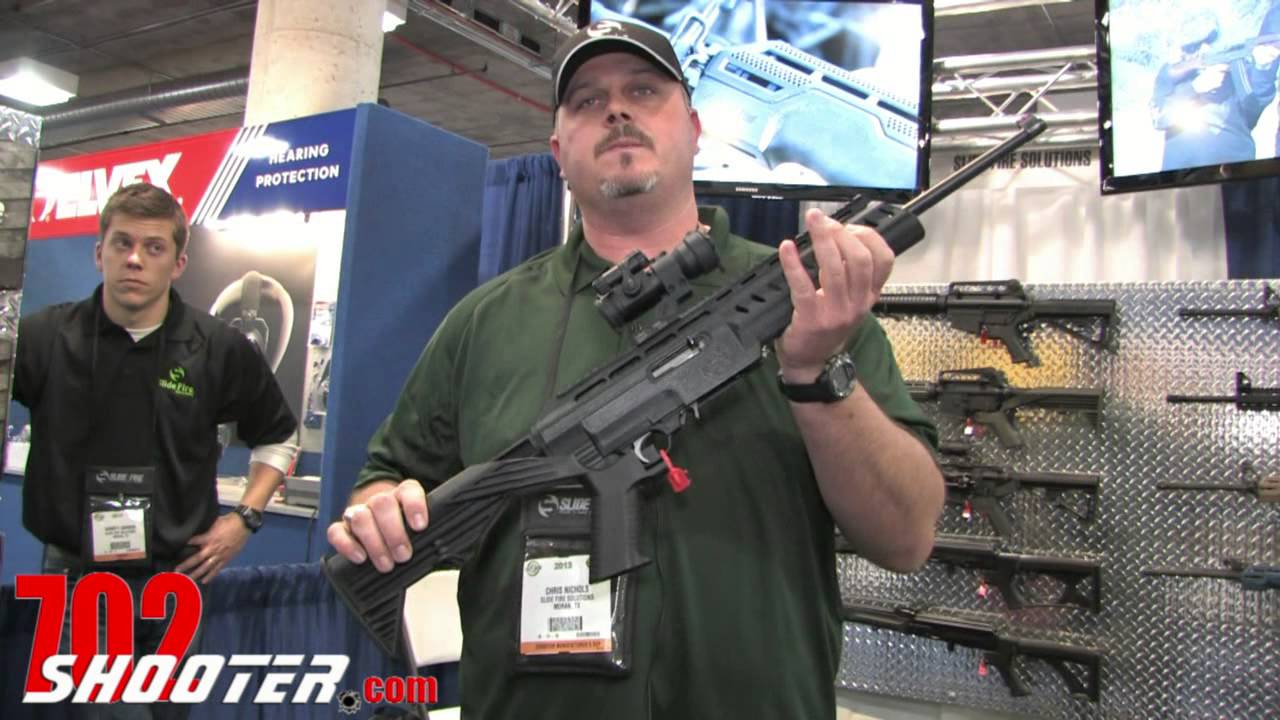 SlideFire Solutions 10/22 Bump Fire Stock @ 2013 SHOT Show