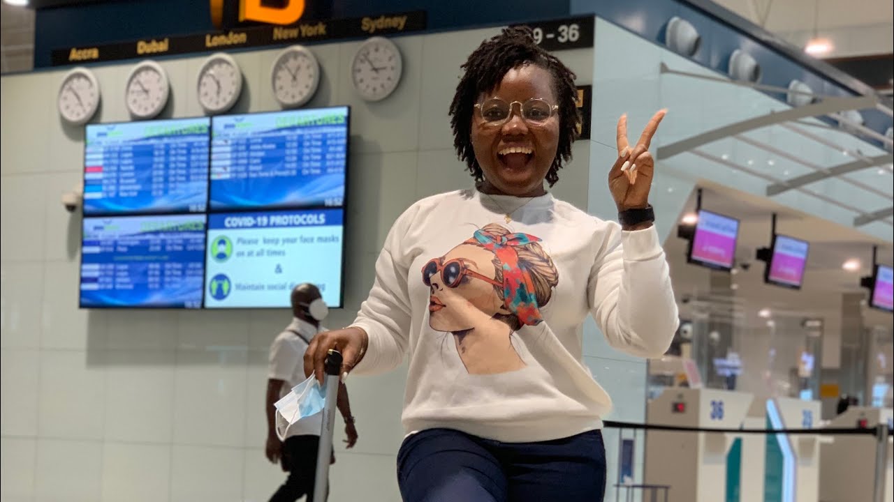 Leaving Ghana to Nairobi with Adansi Travel || My first international flight 🤩✈️