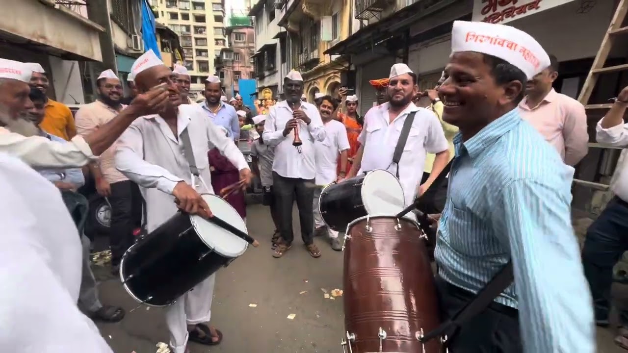 Ibrahim bhai dholibaja Girgoan with milind jangam | jugalbandi | ytvideo #girgoan #dholibaja