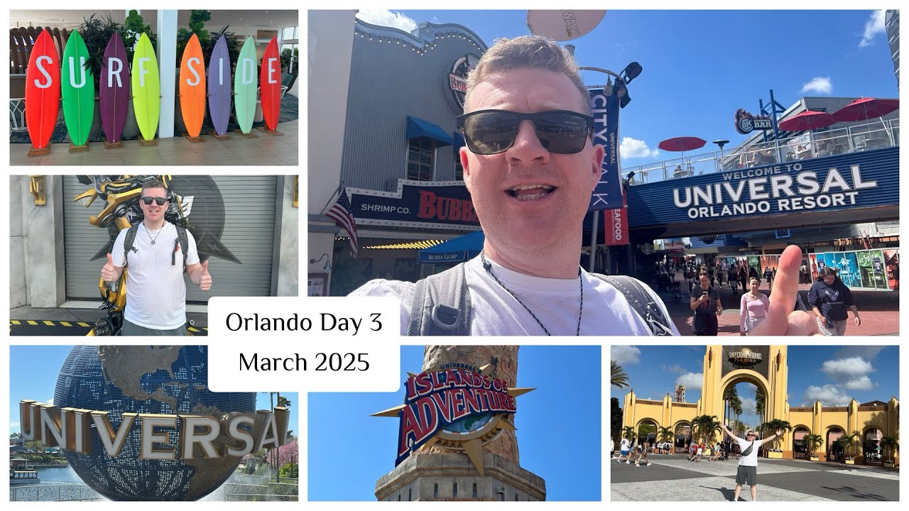 Universal Orlando Resort 🌍 | Day 3 March 2025 | 🏄‍♀️Surfside Inn & Suites Hotel Review #universal