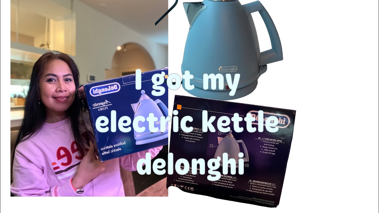 I finally got my first delonghi brand . It’s an electric kettle. I love ❤️ it.