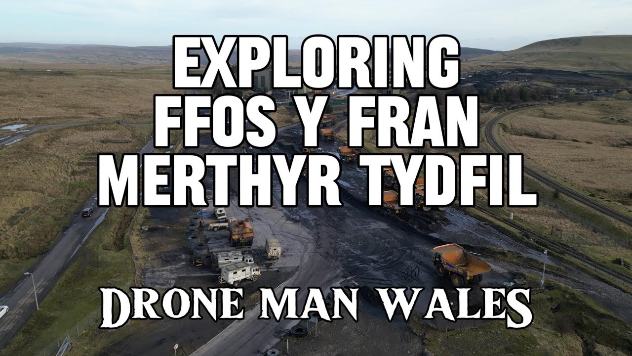 exploring ffos y fran  merthyr tydfil @Drone_Man_Wales