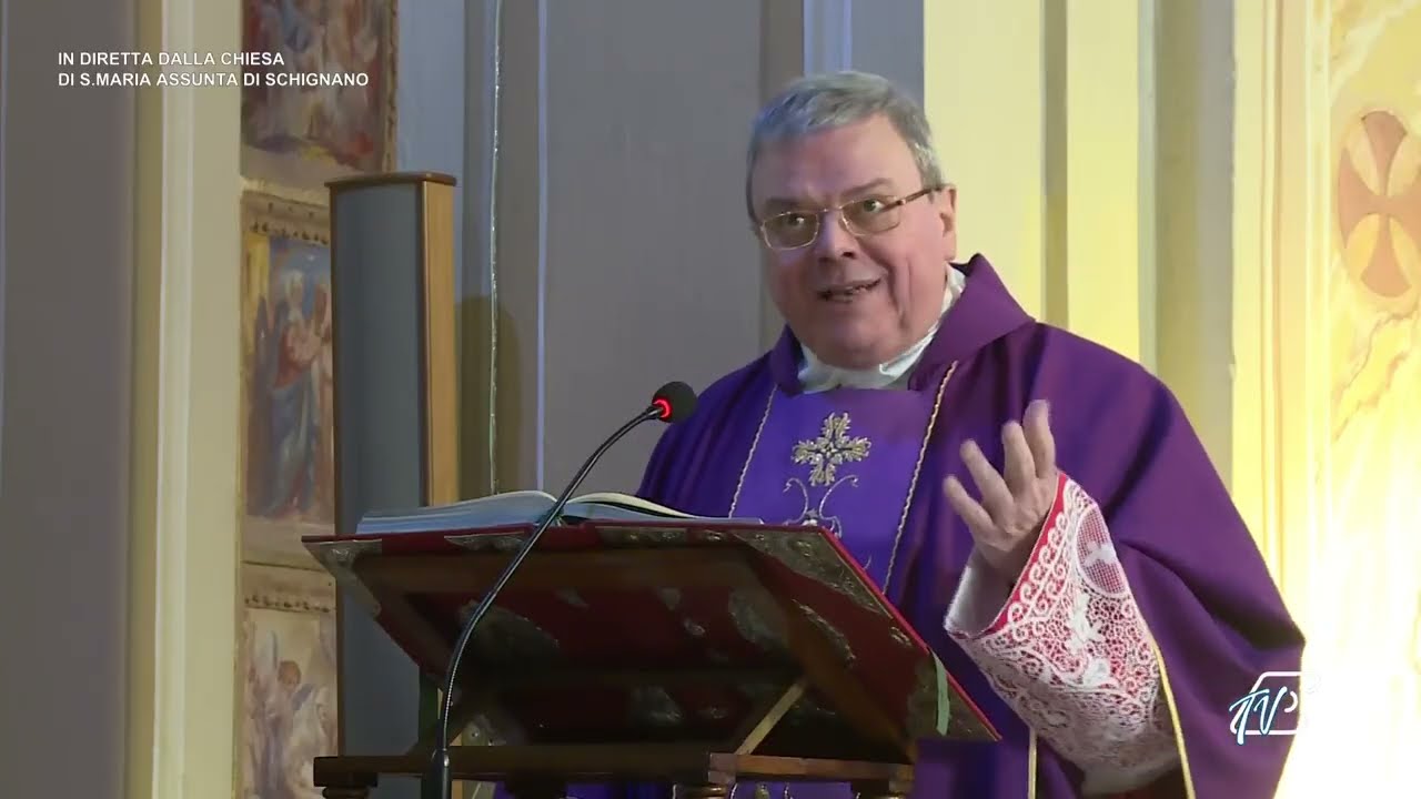 22 febbraio 2026, I domenica di Quaresima dalla chiesa di Santa Maria Assunta in Schignano 