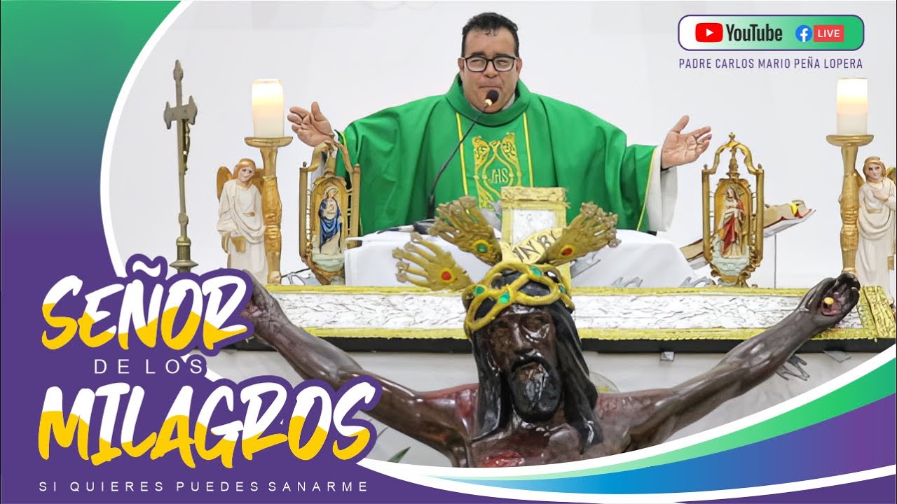 INVITACIÓN A LA SANTA MISA EN HONOR AL SEÑOR DE LOS MILAGROS