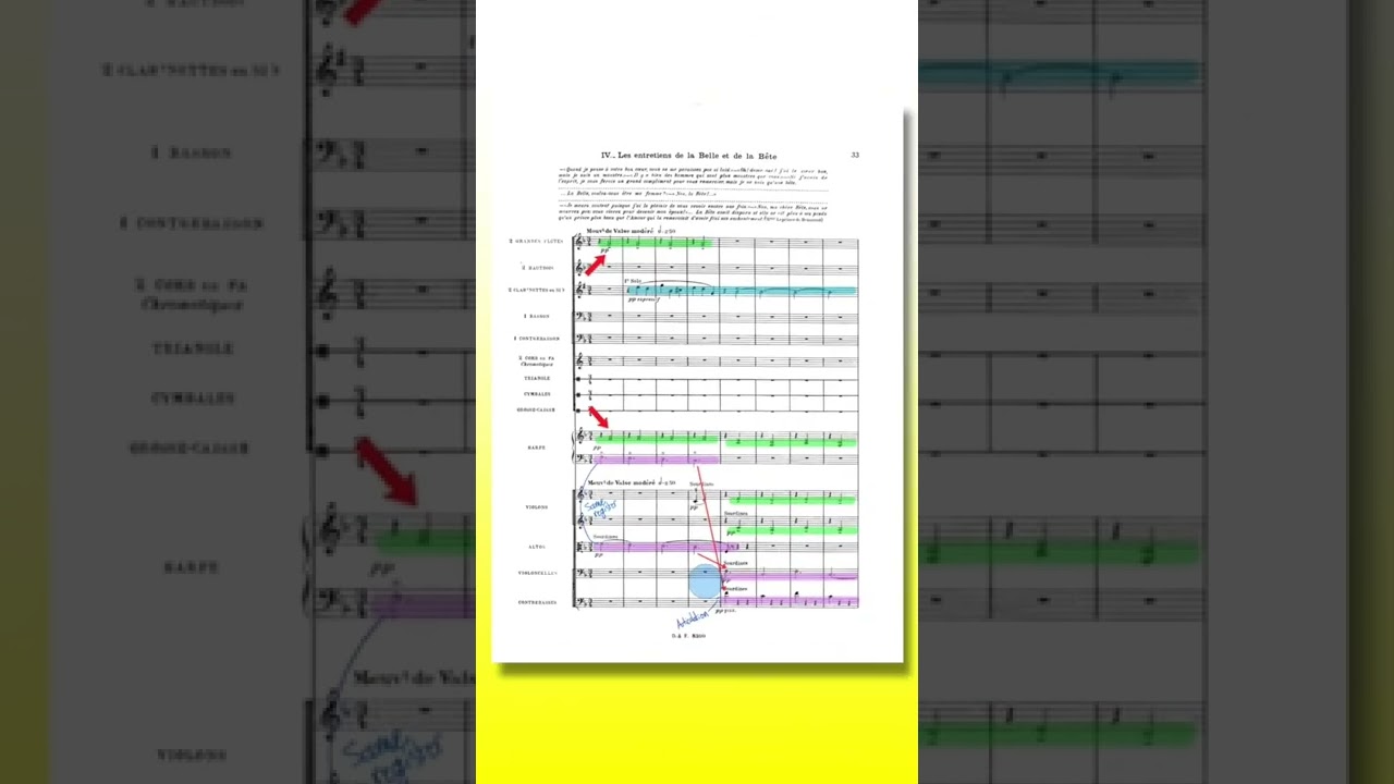 How Ravel scores sweetness and beauty #ScoreStudySunday #orchestration #composer #music #composer