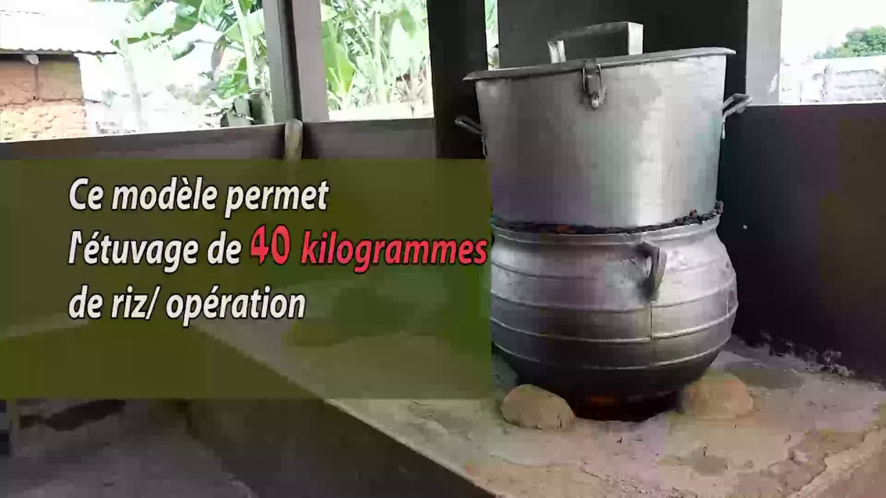 Présentation du Kit amélioré d'étuvage du riz