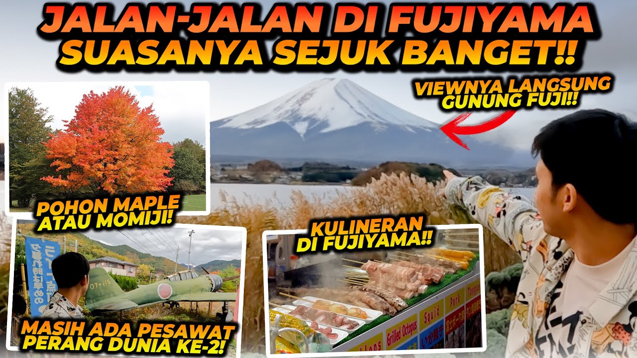 KE GUNUNG FUJI DI JEPANG ! LIHAT MOMIJI, KULINERAN, DAN MASIH ADA PESAWAT PERANG DUNIA ?!