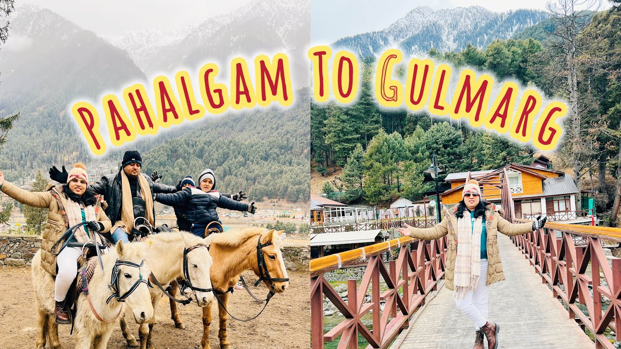 Pahalgaam to Gulmarg tour #gulmarg #pahalgam 