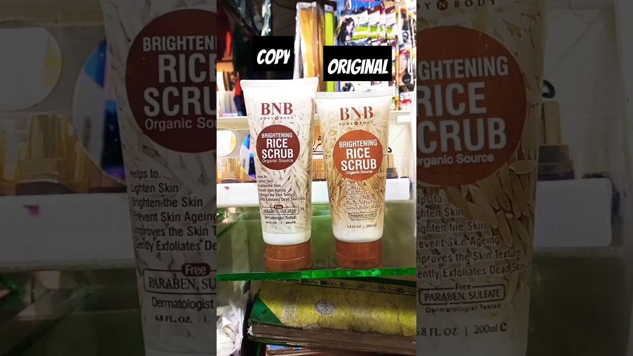BNB rice scrub review |Trendingcosmetics| #trendingcosmetics #skincare #2024