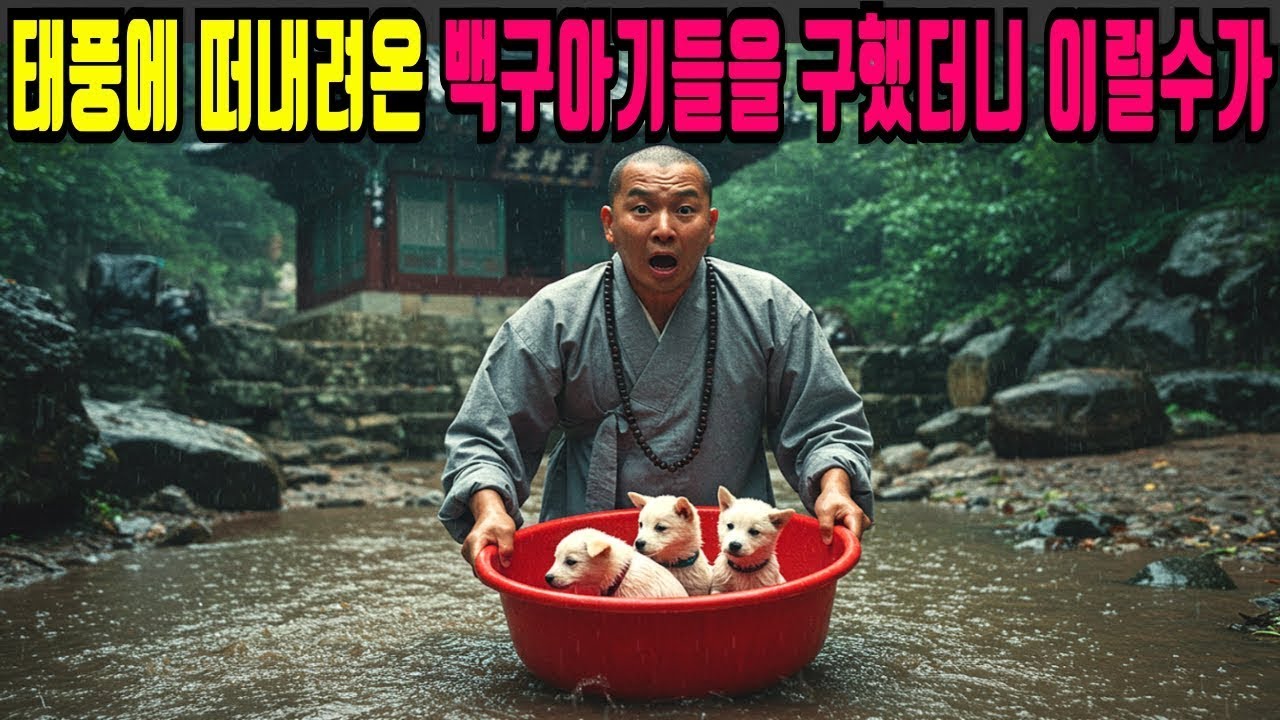 태풍에 떠내려온 백구 아기들을 구했더니 충격적인 일이 생겼습니다반전실화오디오북실화사연사연라디오사이다사연감동사연드라마신청사연