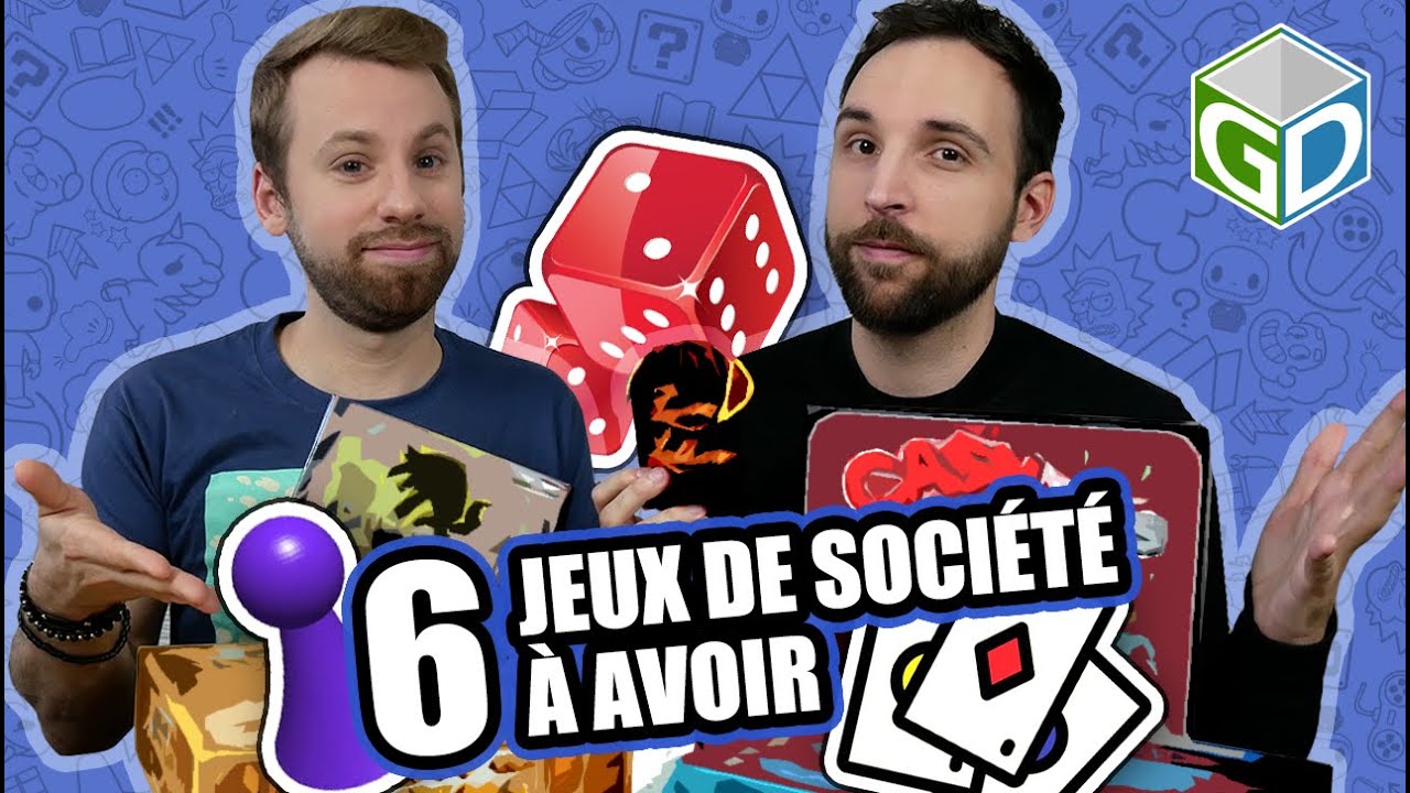 6 JEUX DE SOCIÉTÉ À AVOIR ! En tout cas on vous les conseille fortement !