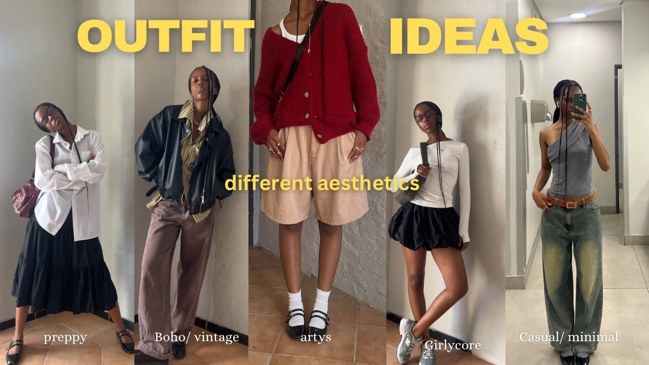 6 FASHION OUTFIT IDEAS *choose your aesthetic*