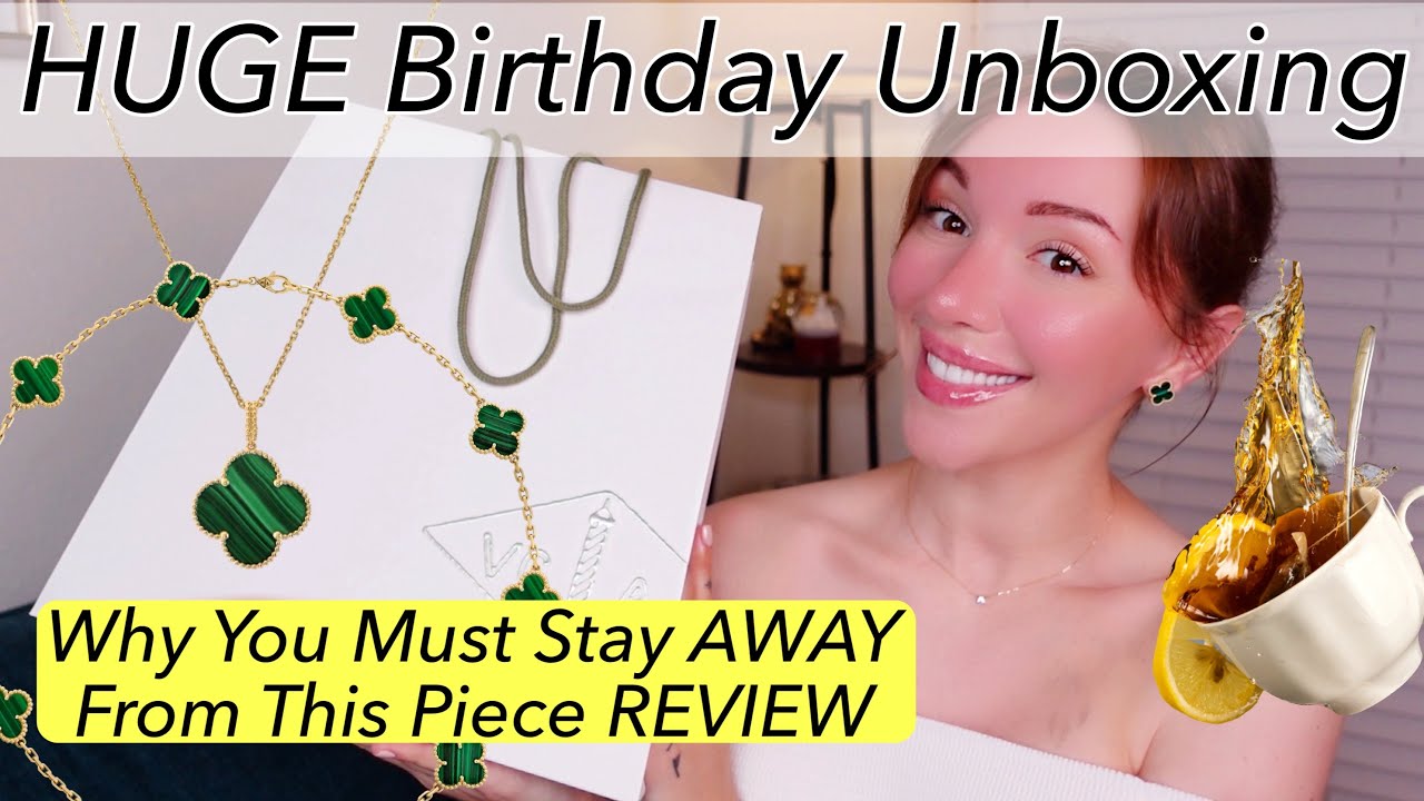 Van Cleef Unboxing Malachite Alhambra In-Depth Review VCA Fine Designer Jewelry Collection
