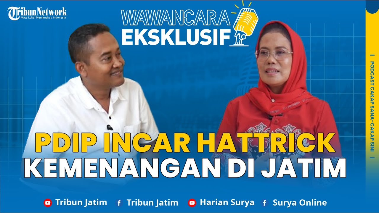 PDIP Incar Hattrick Kemenangan di Jatim [WAWANCARA EKSKLUSIF]