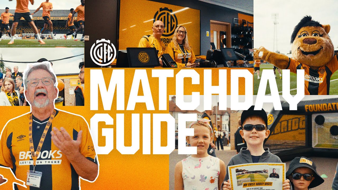 2025/26 Matchday Guide! 🗺️ Cambridge United Stadium Tour