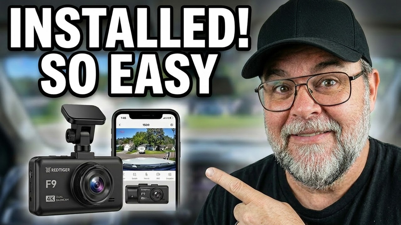 REDTIGER F9 4K Dual Mini DashCam Install