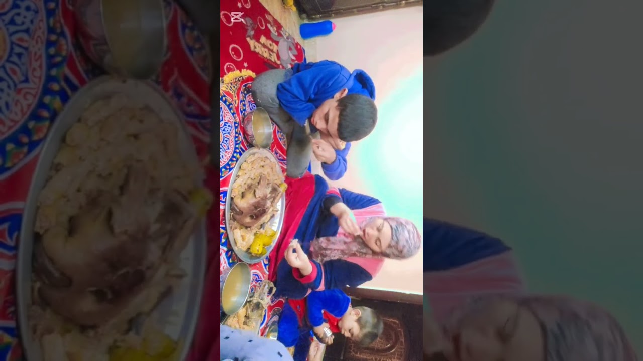 تحدى أنا وابنى أكل دكر بط 6 كيلو وحله محشى كرنب وكوسه