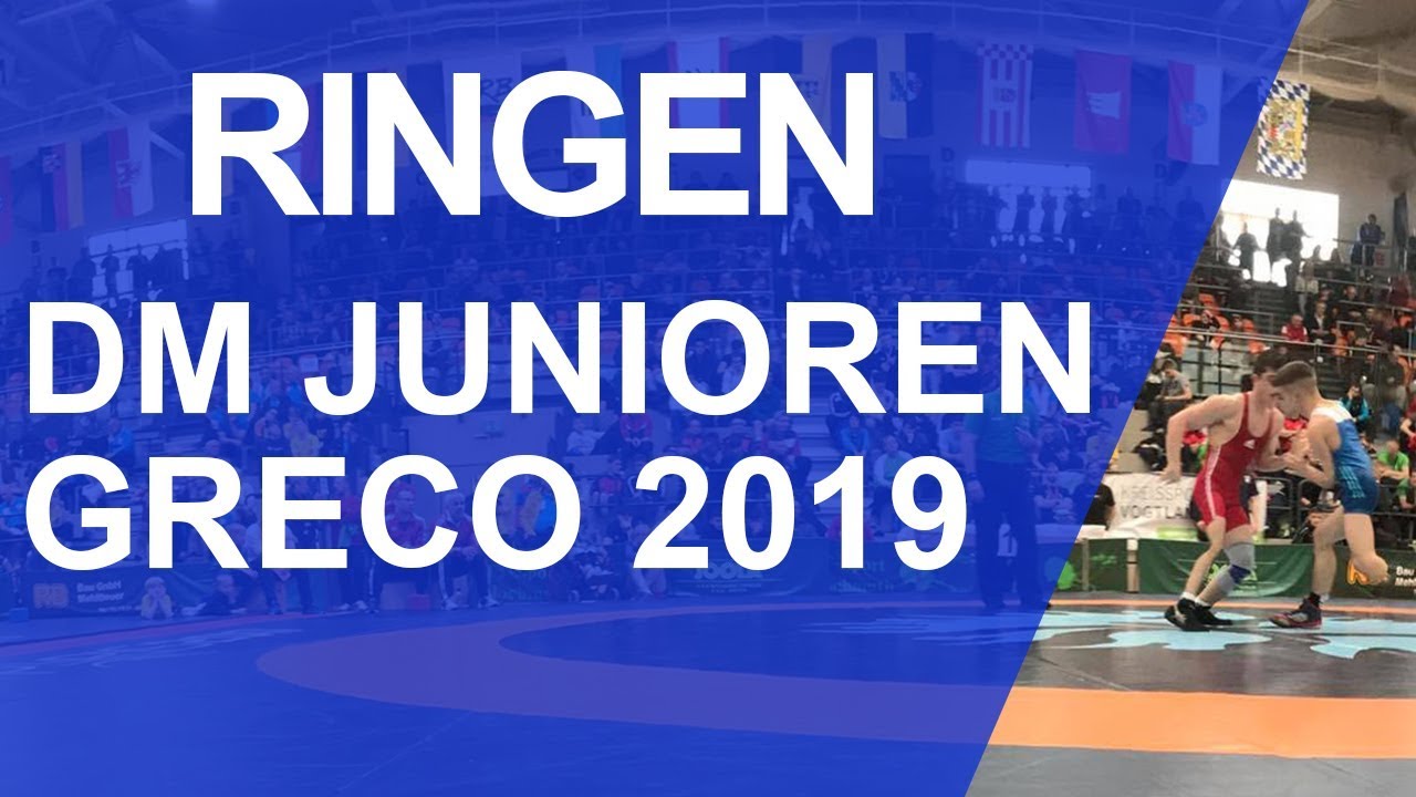 RINGEN DM-Junioren Greco 2019 - Kevin Gremm (SRL) vs. Ludwig Weiß (NBD)