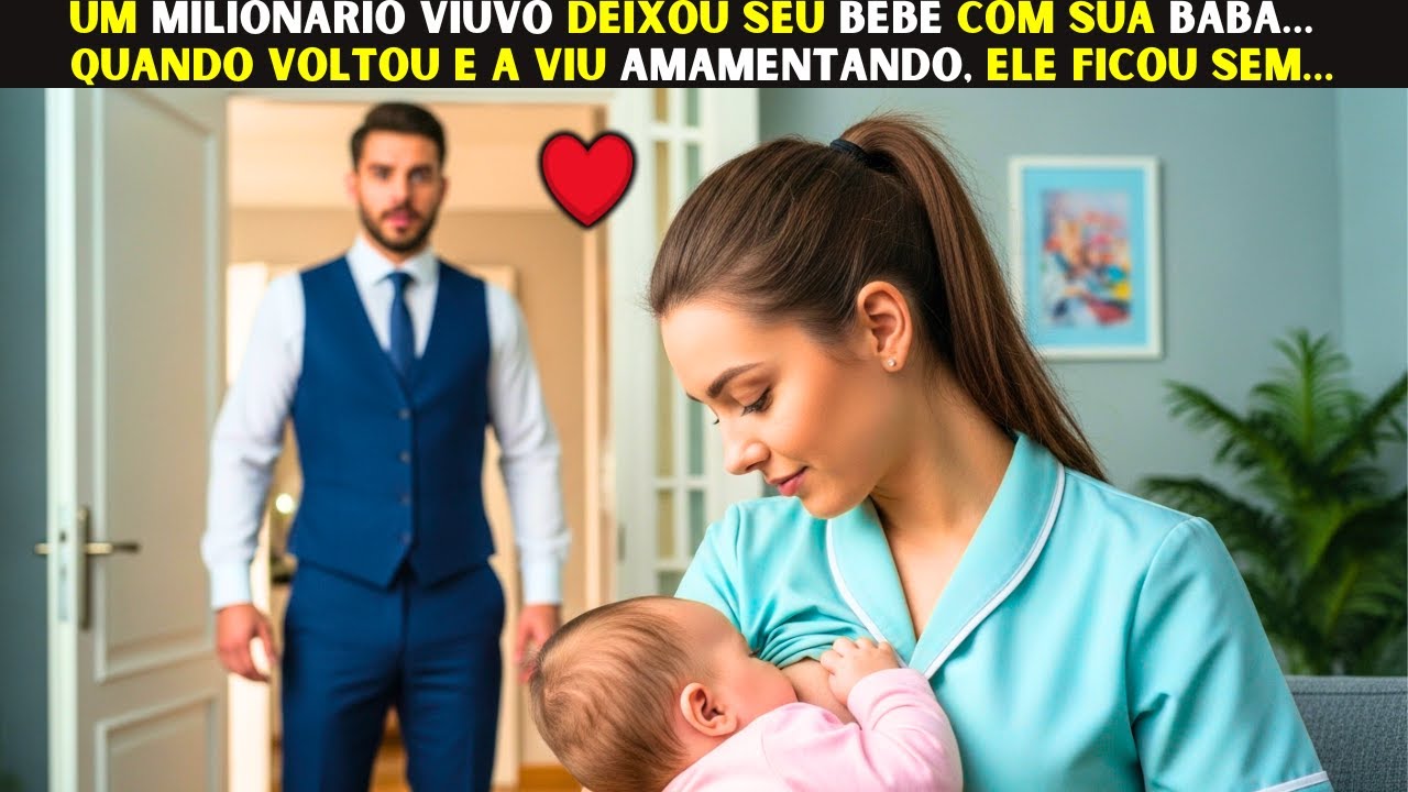 UM MILIONÁRIO VIÚVO DEIXOU SEU BEBÊ COM SUA BABÁ…  QUANDO VOLTOU E A VIU AMAMENTANDO, ELE FICOU SEM…