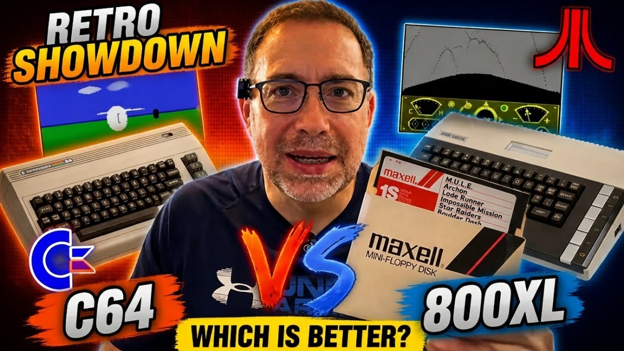 Разборка ретро-игр: C64 против Atari 800XL — сравнение шести классических игр категории «E»
