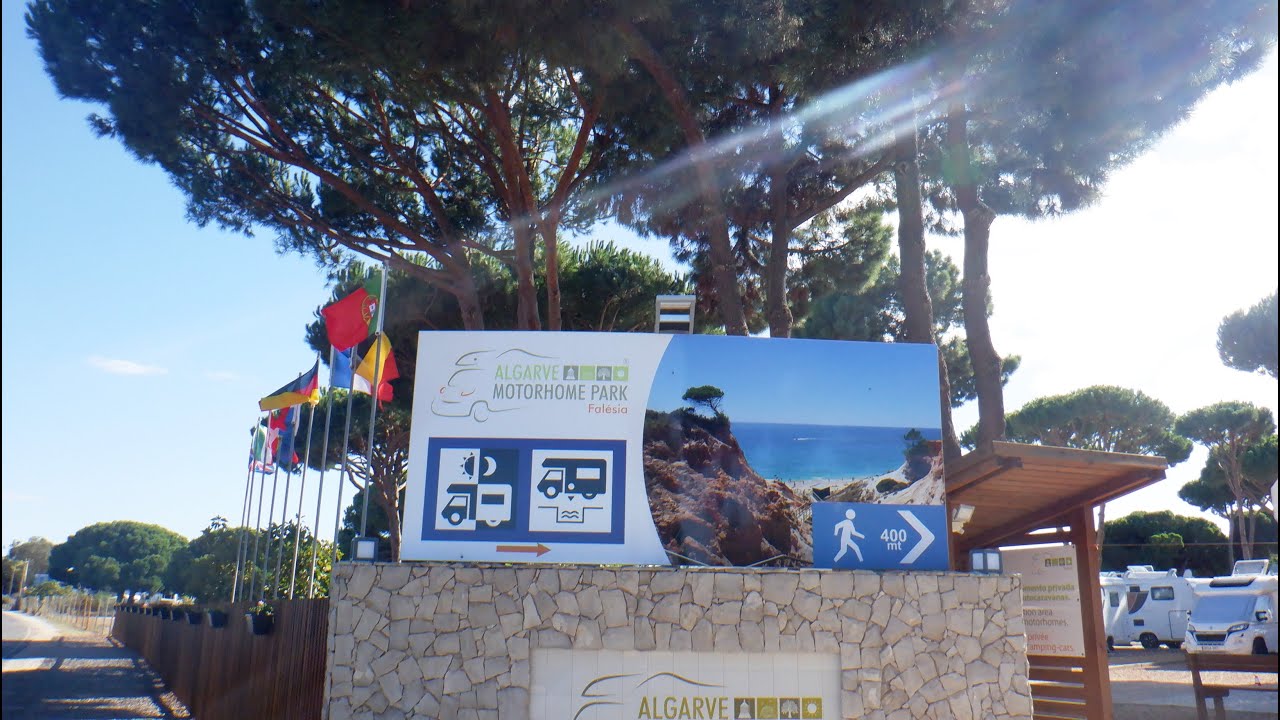 Portugal Algarve motorhome park falesia