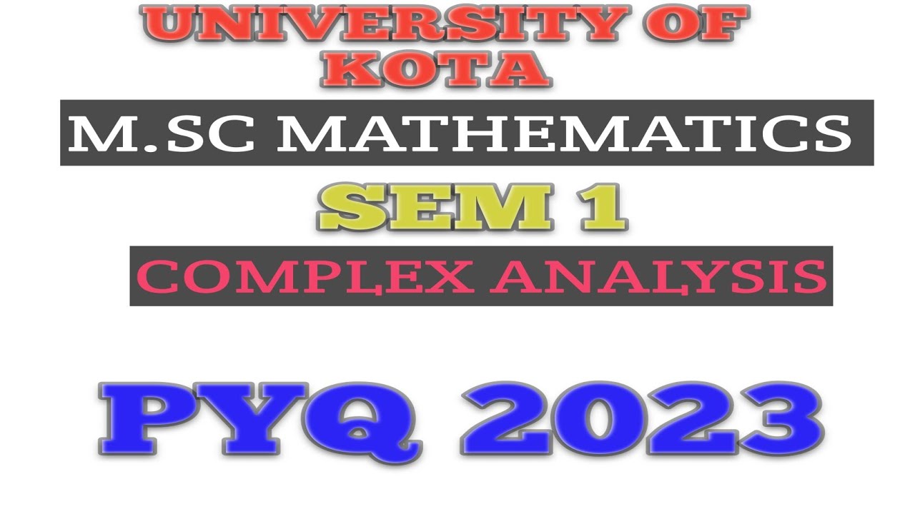 M.Sc maths sem 1 Pyq of 2023 of Analysis 1 #study #trending # viral #uok #pyq #maths