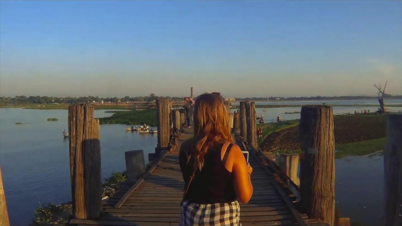 U Bein Bridge - Sunset spot -   Mandalay