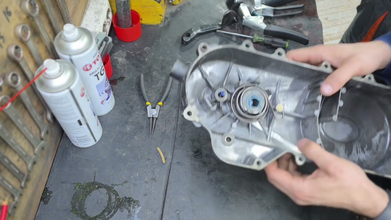 Как правильно и легко собрать заводной механизм на скутере honda dio и 139qmb