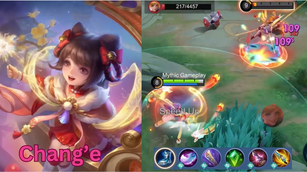 Fast Tower Push!! Chang'e Top Fast Tower Push Build - Fast Win Match ~ MLBB