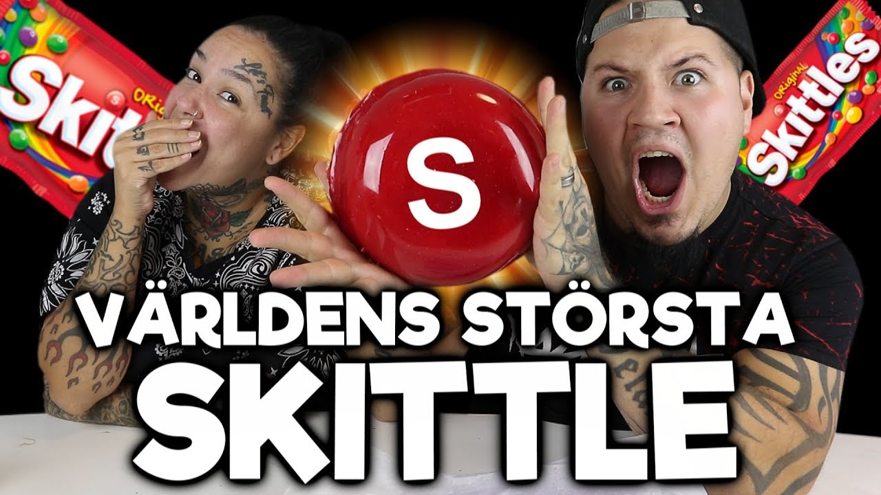 VÄRLDENS STÖRSTA SKITTLE - VÄRLDSREKORD?!