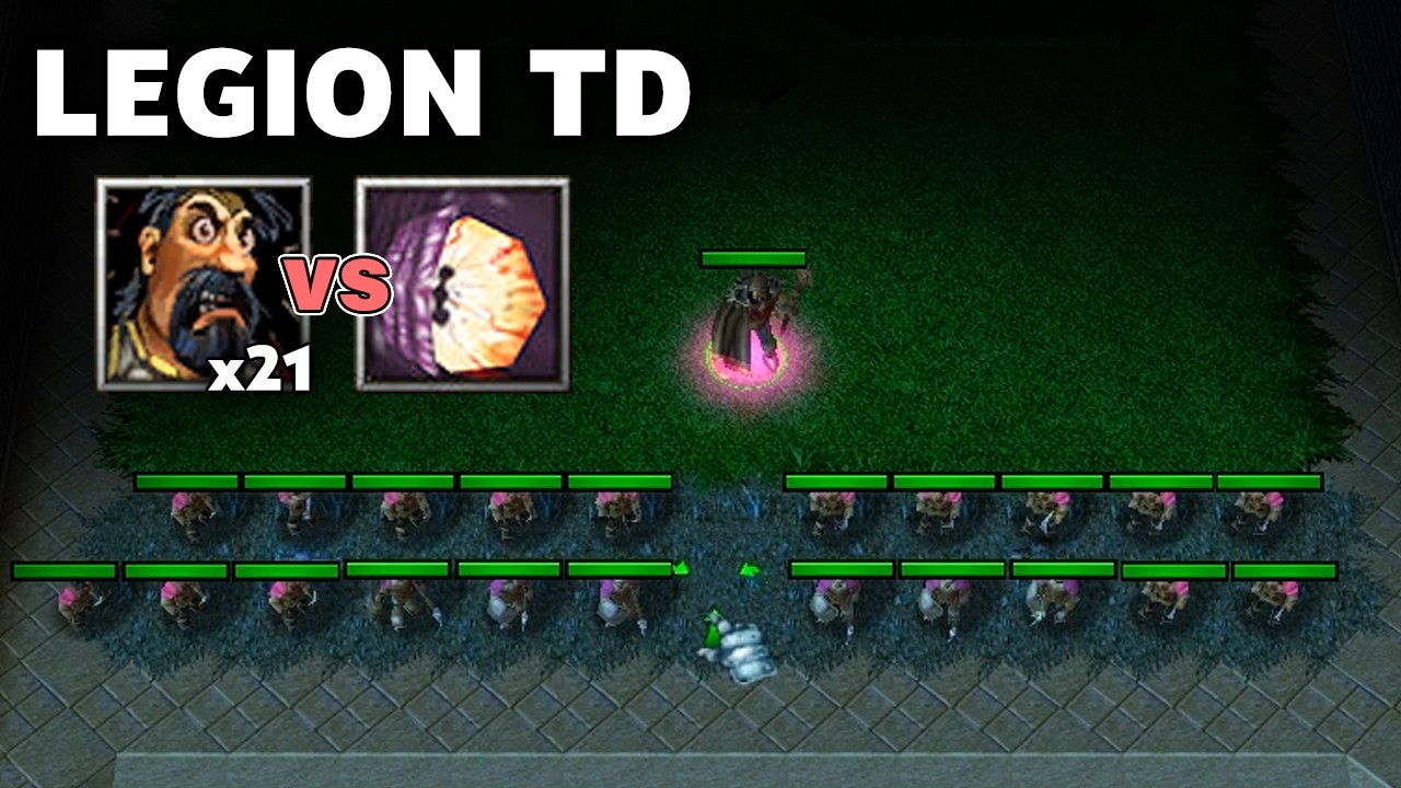 Legion TD - Spawn Militia vs Level 7 Kraken | prccmix3 2500+
