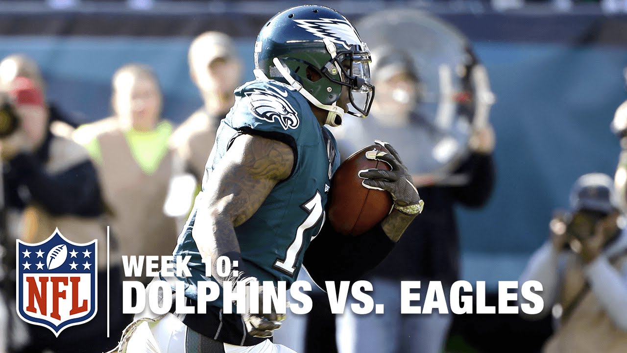 Sam Bradford Escapes the Sack & Finds Josh Huff for the TD! | Dolphins vs. Eagles | NFL
