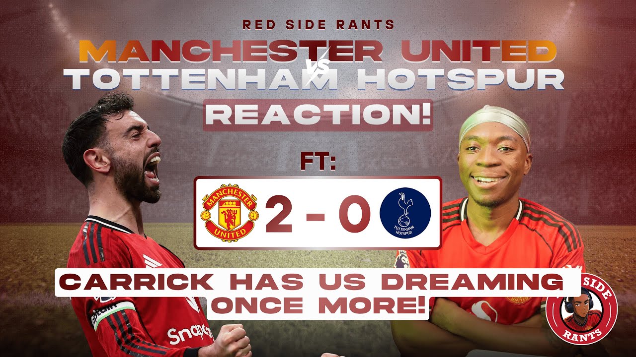 Make that 4 in a row!!! | Carrick is HIM, Man Utd 2 - 0 Spurs