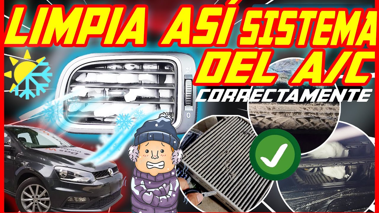 Cómo LIMPIAR el SISTEMA DEL AIRE ACONDICIONADO de VW Vento, Polo,Jetta,Golf, Ibiza,Leon A/C LIMPIEZA
