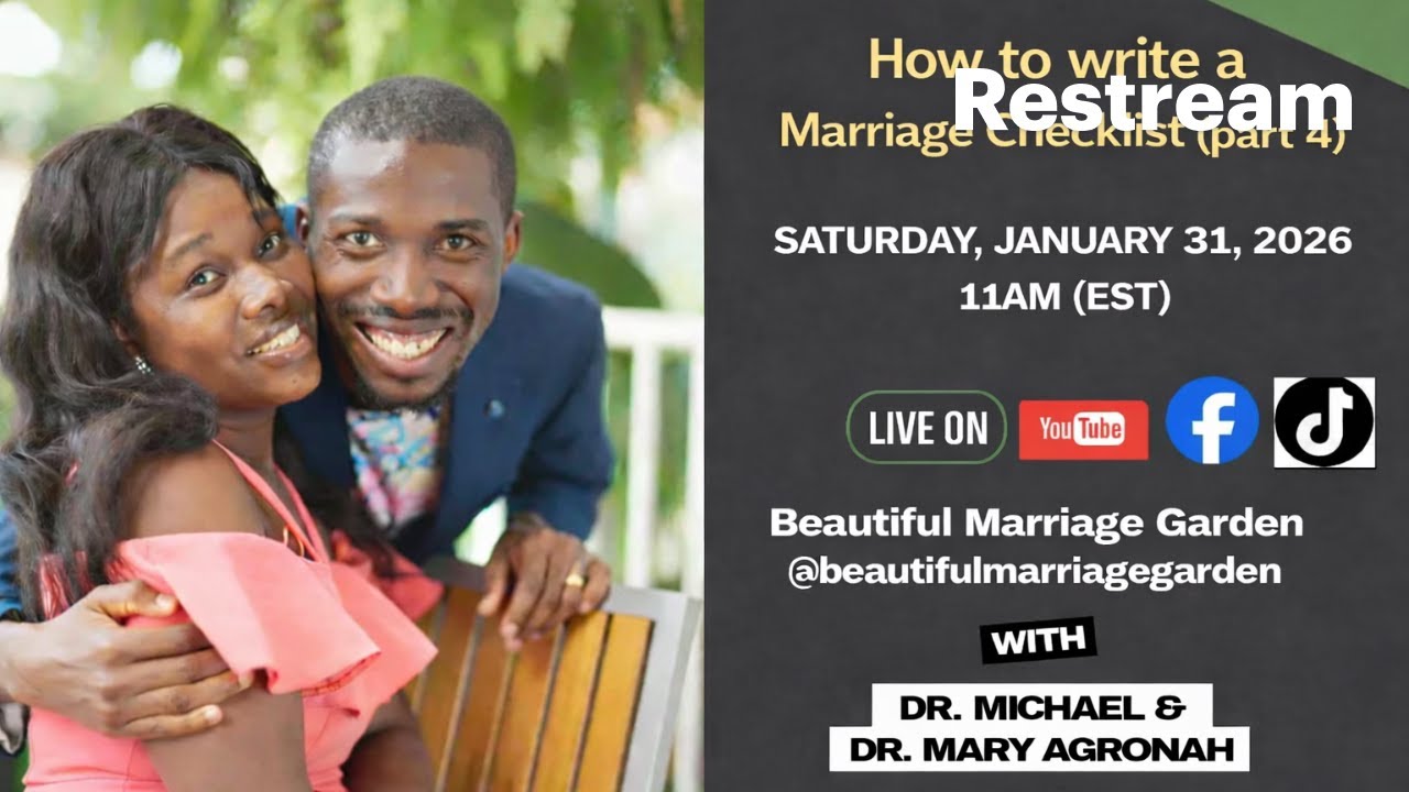 How to Write a Marriage Checklist (Part 4)